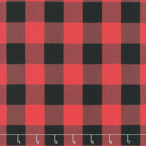 Carolina Gingham - 1" Woven Check Scarlet Yardage Primary Image