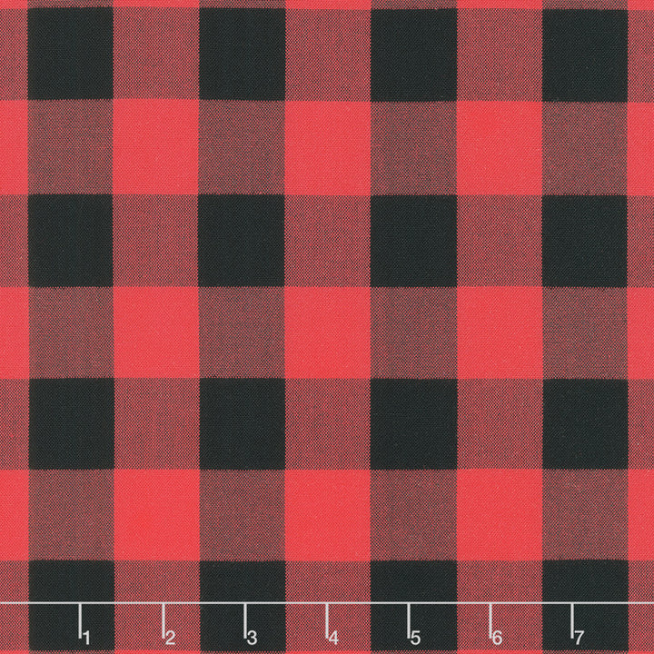 Carolina Gingham - 1" Woven Check Scarlet Yardage Primary Image