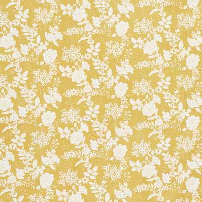 Tranquility - Floral Yellow Yardage