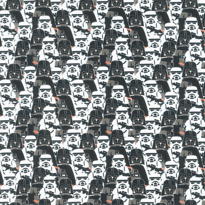 Star Wars - Mid-Century Packed Trooper and Vader Multi Yardage