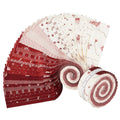 Red and White Gatherings Jelly Roll Primary Image