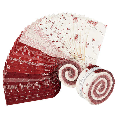 Red and White Gatherings Jelly Roll