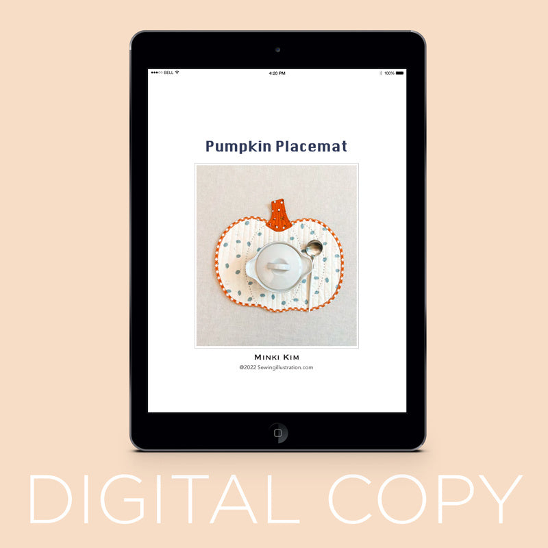 Digital Download Pumpkin Placemat Pattern