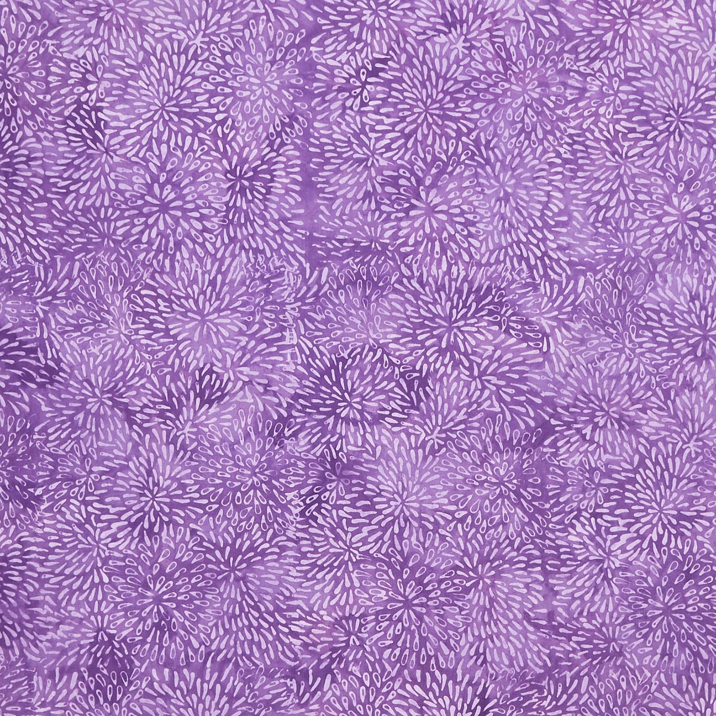 Full Bloom Batiks - Marigold Dark and Light Purple Yardage Primary Image