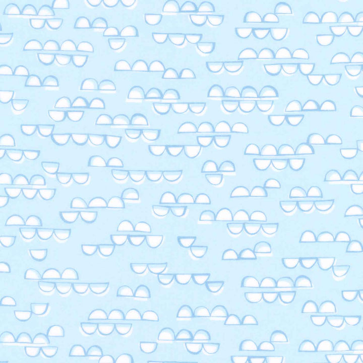 Cozy Cotton Flannels - Over the Moon Full Collection Half Circles Sky Yardage Primary Image