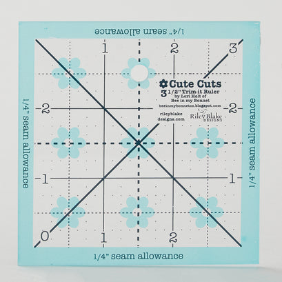 Lori Holt Cute Cuts™ Trim-It™ Ruler - 3 1/2" x 3 1/2"