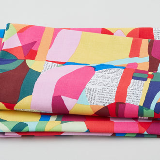 The Language of Color - Abstract Floral Multi 2 Yard Cut