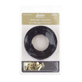 Sallie Tomato #3 Nylon Zipper Tape & Pulls - Black with Gold Coil