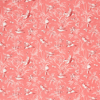 Antoinette - Aviary De Trianon Faded Red Yardage
