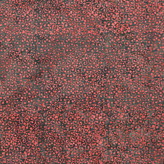 Holiday At Home Batiks - Dot Swirl Green Turtle Yardage