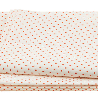 Swiss Dot Orange 2 Yard Cut