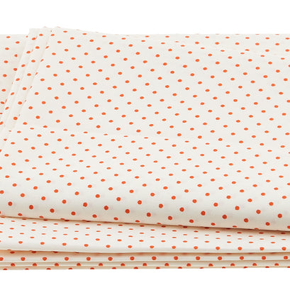 Swiss Dot Orange 2 Yard Cut