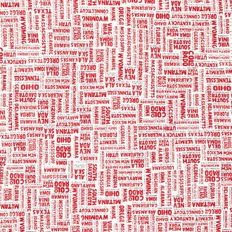 Stateside - States Apple Red Yardage