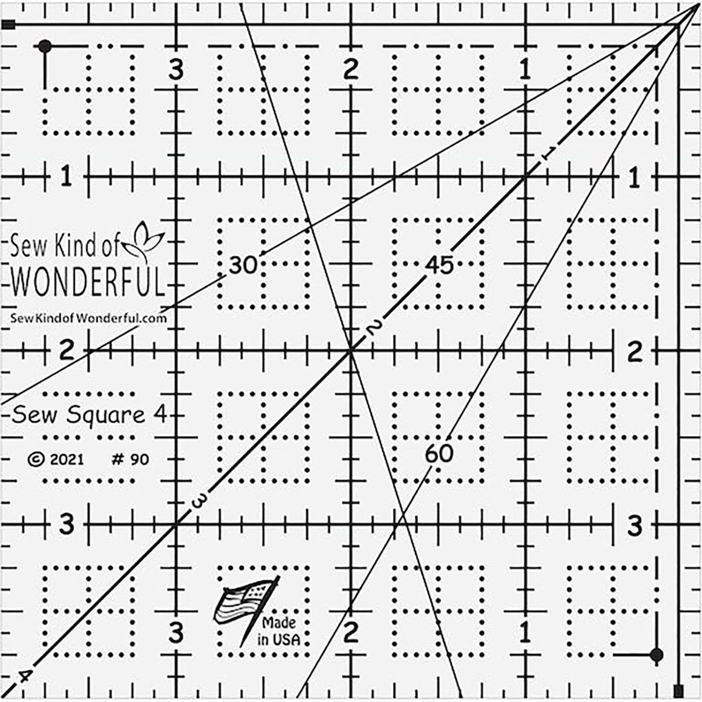 Sew Square 4 Ruler