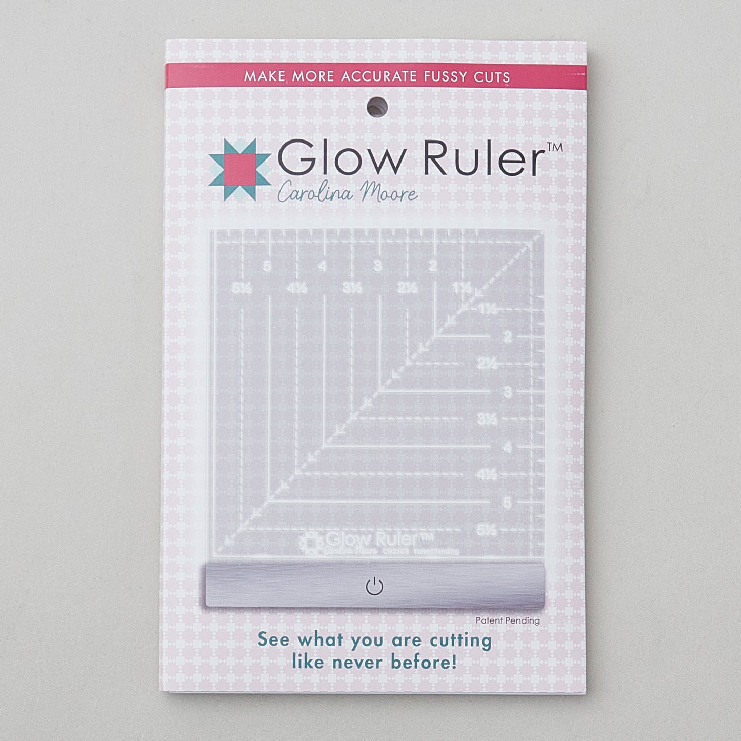 Glow Ruler - 6" x 6" Alternative View #1