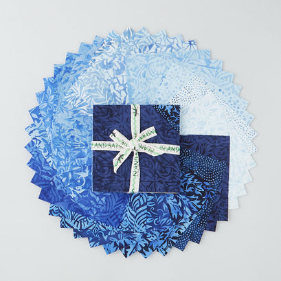 Porcelain Blue Batiks Stamps