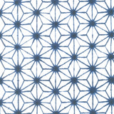 Shibori Blues - Stars White Yardage Primary Image