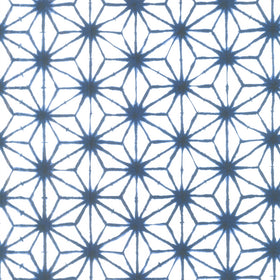Shibori Blues - Stars White Yardage Primary Image