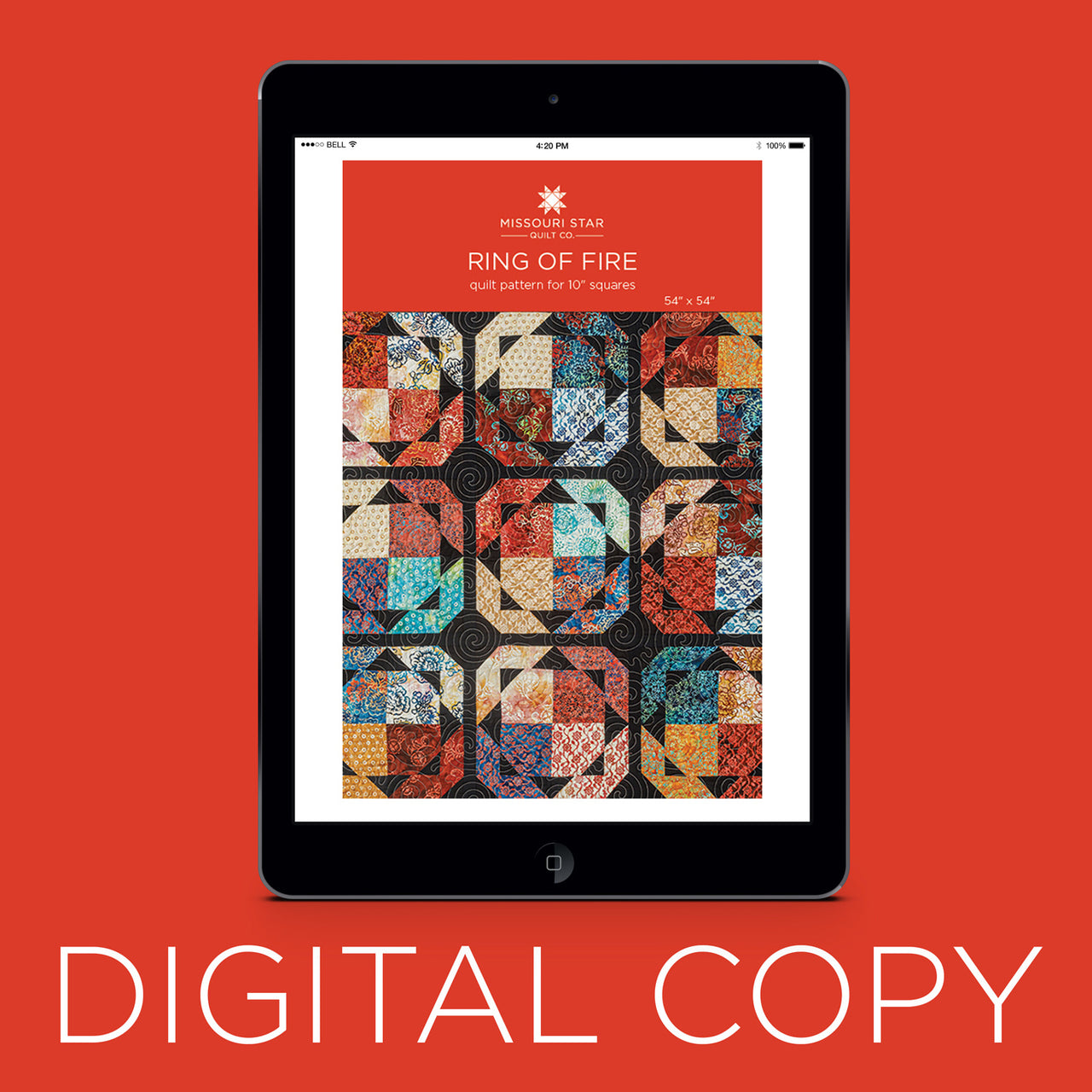 Digital Download - Ring of Fire Quilt Pattern by Missouri Star Primary Image