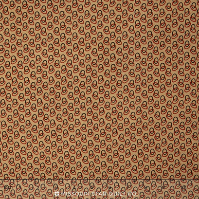 Postage Stamp c.1840-1860 - Rings Brown Yardage