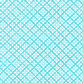 On the Bright Side - Plaid Blue Razz Yardage