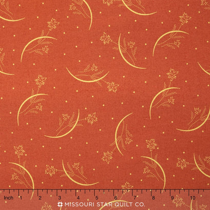 Japanese Garden - Shirting Orange Yardage