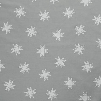 Missouri Star Quilt Backs - Tossed Missouri Star Graphite 110" Wide Backing