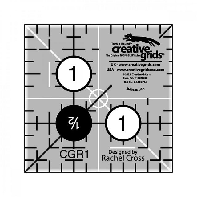 Creative Grids Quilt Ruler 1-1/2" Square Primary Image