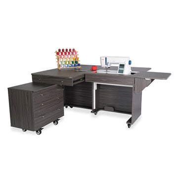 Kangaroo & Joey Sewing Cabinet - Gray Alternative View #3