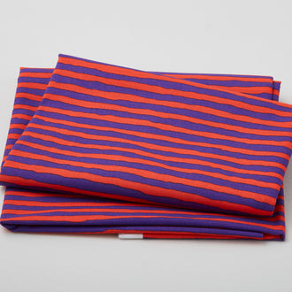 Kaffe Fassett - August 2022 Comb Stripe Purple 2 Yard Cut