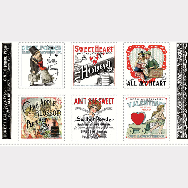All My Heart - Valentine Ads Patch Multi Panel Primary Image