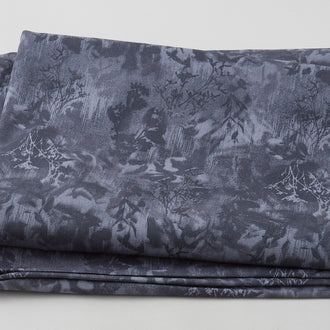 Lumina - Abstract Foliage Dark Gray 108" Wide 3 Yard Cut