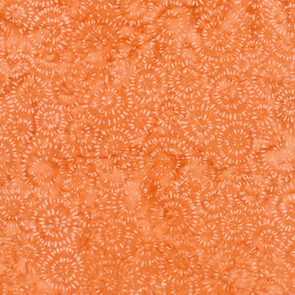 Artisan Batiks - Splash Sunbursts Carrot Yardage