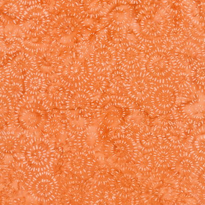 Artisan Batiks - Splash Sunbursts Carrot Yardage