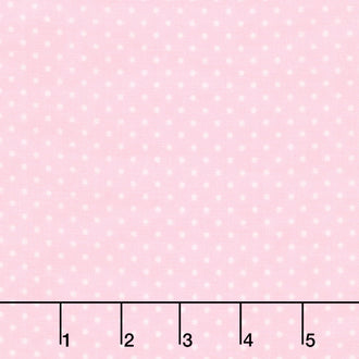 Baby Basics Double Gauze - Dots Baby Pink Yardage