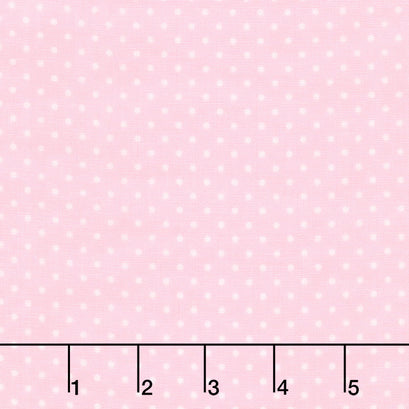 Baby Basics Double Gauze - Dots Baby Pink Yardage