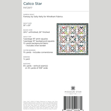 Digital Download - Calico Star Pattern by Missouri Star Alternative View #1