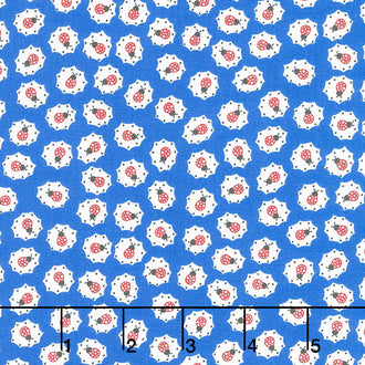Back Porch - Little Friends Bountiful Blue Yardage