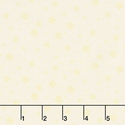 Backyard Happenings - Gail's Flower Basic Cream Yardage