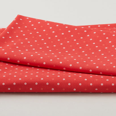 Forget-Me-Not - Bud Dot Red 2 Yard Cut