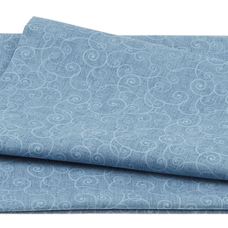 Whimsy Basics - Soothing Swirl Spa Light Blue 3 Yard Cut