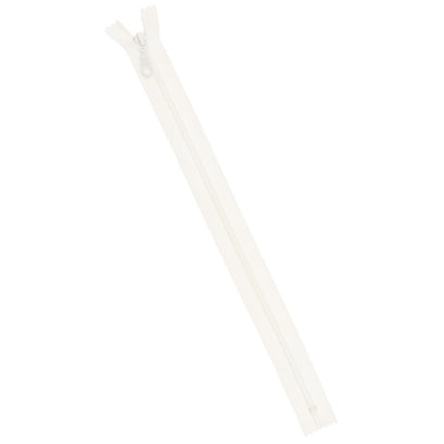 Bag Zipper 14" - Snow White