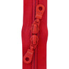 Bag Zipper 30" Double Pull - True Red