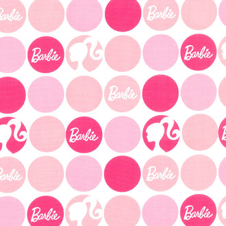 Barbie - Polka Dots Pink Yardage