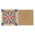 Barn Quilts Coaster - American Guiding Star