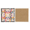 Barn Quilts Coaster - Double Wedding Star