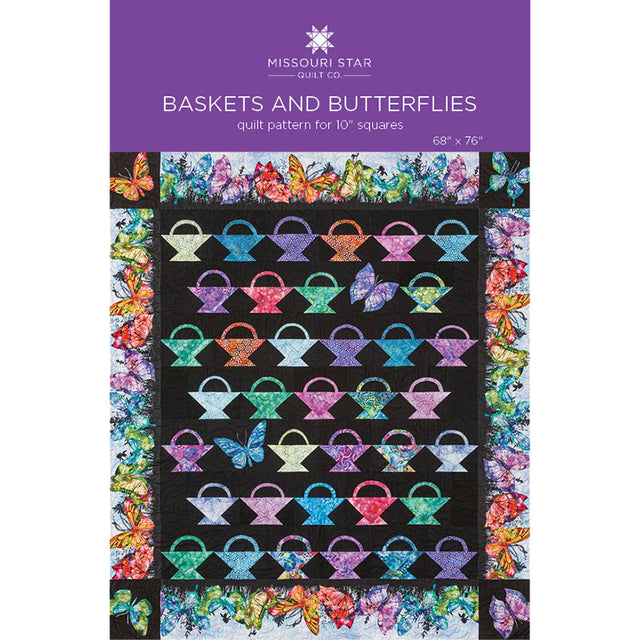 Baskets and Butterflies Quilt Pattern by Missouri Star