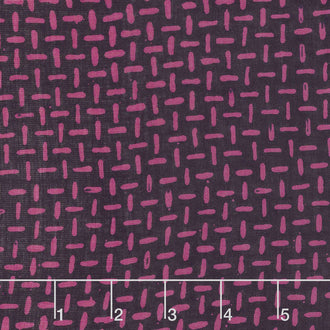 Bazaar Rayon Batiks - Tick Mark Plum Yardage