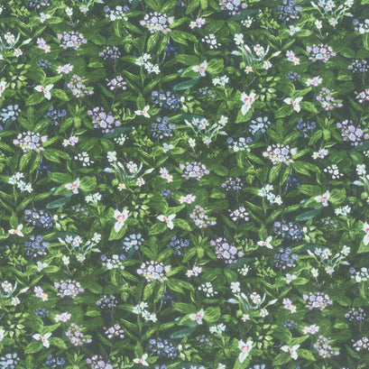 Naturescapes - Little Rascals Flora & Foliage Green Yardage
