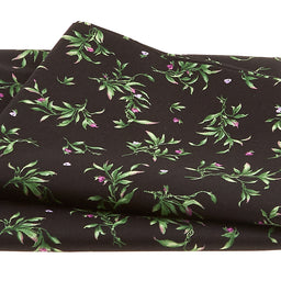 Catalina Ultra Violet Favorites - Wispy Leaves Black & Purple 2 Yard Cut Primary Image